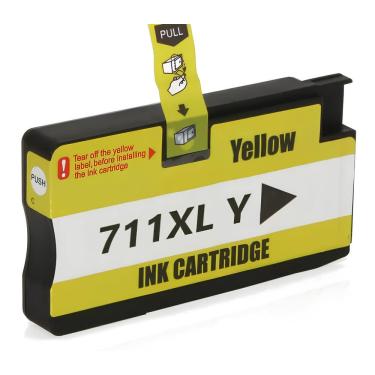Imagem de Cartucho Para Impressora T520 711xl - CZ132AB Yellow Compatível