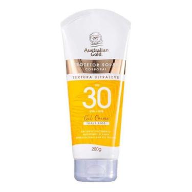 Imagem de Protetor Australian Gold Gel Creme Fps30 Toque Seco 200g Protetor Solar Facial