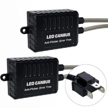 Imagem de SOCAL-LED 2x H4 9003 A1 LED Decodificador Forte Canbus Código de Erro Aviso Cancelador Adaptador de Relé Anti Cintilação