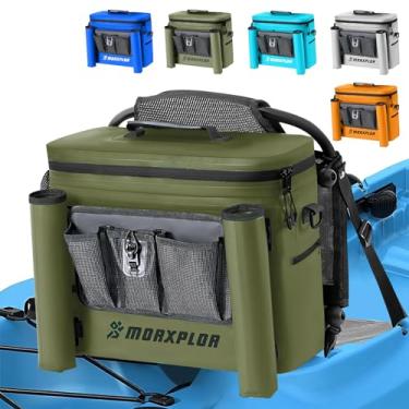 Imagem de Cooler para caiaque, impermeável para caiaque, bolsa térmica de acessórios de caiaque, baú de gelo protable, refrigerador de praia, refrigerador de viagem para acampamento ou lancheira