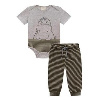 Imagem de Pijama Bebê Body Calça Em Confort Baby Dino Luc.Boo-Masculino