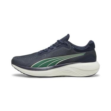 Imagem de PUMA Tênis de corrida masculino Scend Pro, cinza médio, preto, tamanho 40, Club Navy-strong Gray-vine, 43