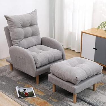 Imagem de Poltrona reclinável de sofá ajustável com apoio para os pés, cadeira de sofá de 3 posições, cadeiras de cama, cadeiras reclináveis, poltrona reclinável para sala de estar, quarto, carga de 1
