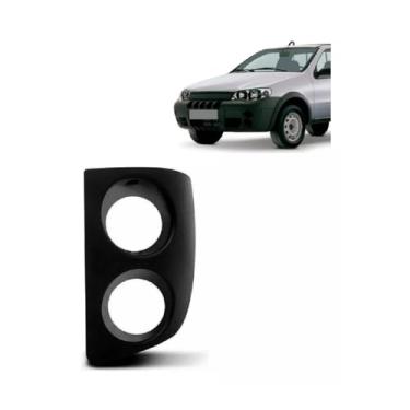 Imagem de Grade Farol De Milha Strada 2004 2005 Até 2008 Com Furo Direito