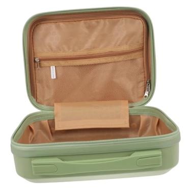 Imagem de Estojo de maquiagem fofo com carrinho, bolsa de maquiagem fofa, bolsa de cosméticos, bolsa de higiene pessoal, organizador de bolsa de maquiagem, estojo de maquiagem grande e rígido, estojo de maquiag