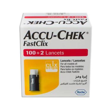 Imagem de Lancetas Accu-Chek Fastclix Com 102 Unidades