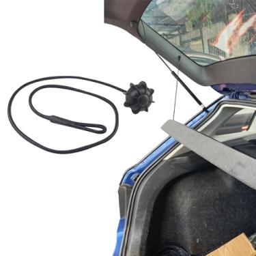 Imagem de Embalagem de armazenamento de porta-malas traseira alça de amarrar, alça de corda de prateleira de pacote interno traseiro 1K6863447A, capa de escotilha interna traseira alça de elevação adequada para