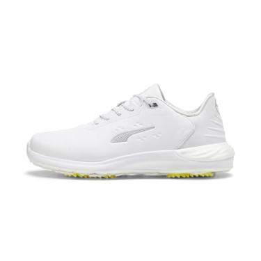 Imagem de PUMA GOLF Tênis masculino Phantomcat Nitro, Puma Branco-Puma Prata Pena Cinza, 8.5