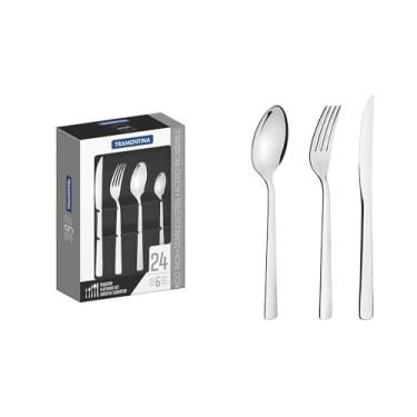 Imagem de Tramontina FAQUEIRO ACO INOX 24 PCS OSLO