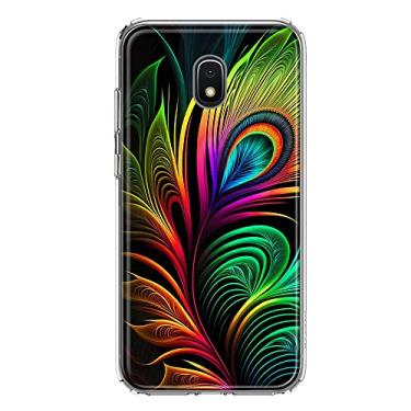 Imagem de Mundaze - Capa para Samsung Galaxy J7 2018 Star/Crown/Aura Slim Hybrid À Prova de Choque Hard Shell Soft TPU Capa Protetora Resistente para Telefone - Capa de Impressão de Design Artístico Feminino