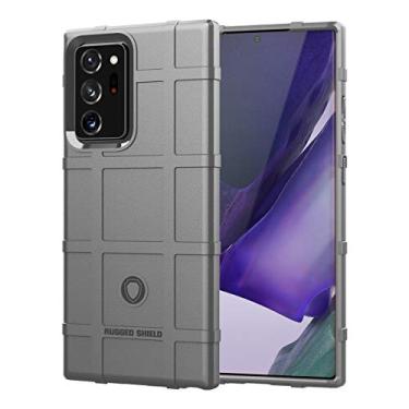 Imagem de Capa Ultra Case Note 20, LABILUS (série de escudo resistente) TPU espesso sólido armadura áspera capa protetora tática compatível com Galaxy Note 20 Ultra (16 cm) (cinza concreto)