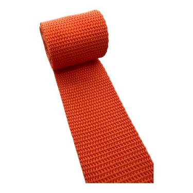 Imagem de Fita Nylon CA 40mm x 50mts Slack Line Alças Cintas de Carga (Laranja)