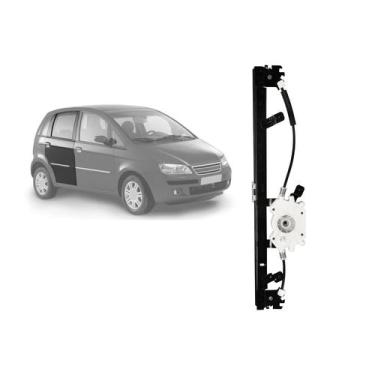 Imagem de Maquina vidro idea traseiro esq 2006 a 2016 p/ motor orig - Zinni e Gu