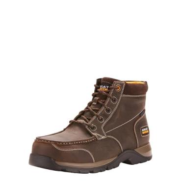 Imagem de Ariat Bota de trabalho masculina Edge LTE Chukka impermeável com bico composto, Marrom escuro, 7.5 Wide