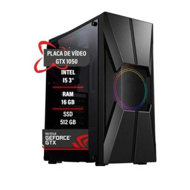 Imagem de Pc Gamer Intel i5 3 GTX 1050 Memória 16GB DDR3 SSD 480GB - Tech Fusion