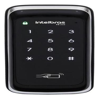 Imagem de Fechadura Eletrônica Digital Sobrepor Cartão Senha Intelbras