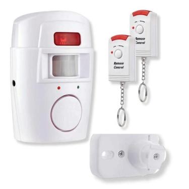 Imagem de Alarme Residencial e comercial  com Sensor de presença Com 2 controles