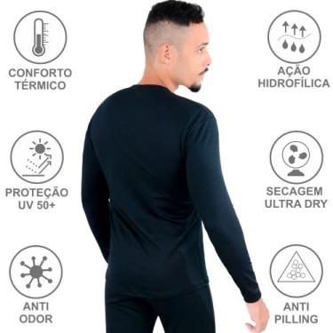 Imagem de Blusa Térmica Masculina Frio Intenso Viagem Moto Esqui Aventura Esport