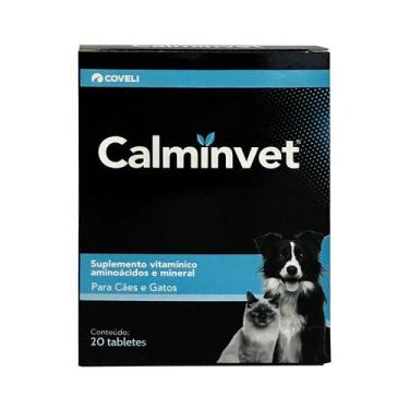 Imagem de Suplemento Calminvet para Cães e Gatos 20 Tabletes - Coveli