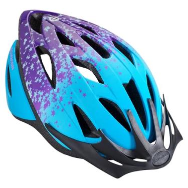 Imagem de Capacete de bicicleta Schwinn Thrasher, design leve de microconcha, tamanhos para adultos, jovens e crianças, Blue/Purple, Child