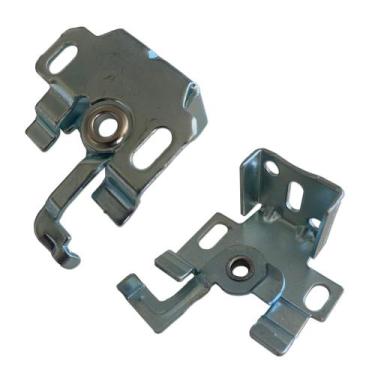 Imagem de 4 peças suporte fixador garra persiana horizontal 25 a 16mm - OBRADEC 