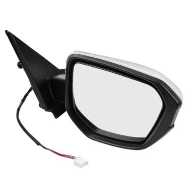 Imagem de Dexepe Conjunto de espelho lateral do passageiro 2016-2021 compatível com Honda Civic Sedan Coupe Hatchback retrovisor direito sem aquecimento potência ajustável substituição HO1321283, 76208TBAA01ZA