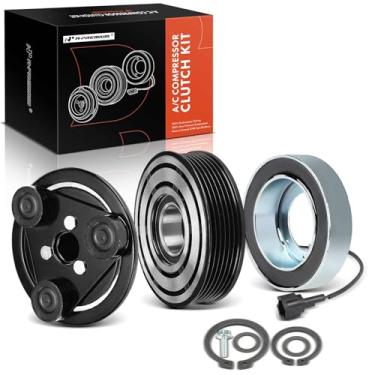 Imagem de A-Premium Kit de embreagem de compressor de ar condicionado compatível com Nissan Frontier 2005-2017 2.5L e Suzuki Equator 2009 2.5L, Equator 2010-2012 2.5L 4.0L