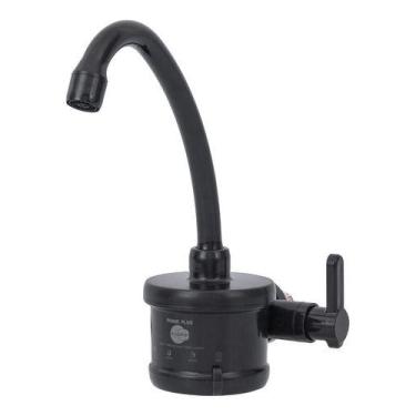 Imagem de Torneira Elétrica Bica Alta - Preta - 4800w - Equation, Preto, 220V