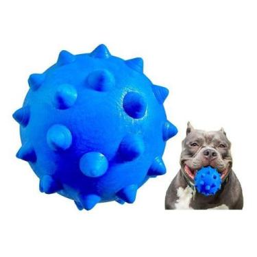 Imagem de Brinquedo Para Cães Cachorros Grandes Bola Bolinha Cravo Grande Maciça