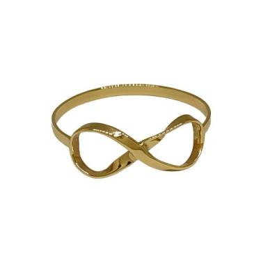 Imagem de Anel Em Ouro 18k 750 Infinito Aro Chato, 16