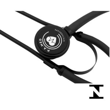 Imagem de Estetoscópio Linha Black Rappaport P.A Med Profissional Cor Preto