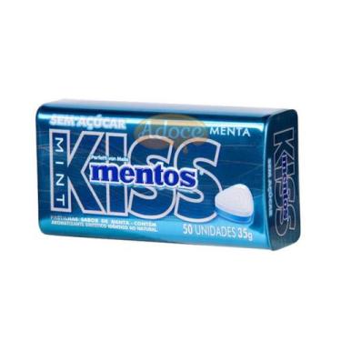 Imagem de Mentos kiss sem açúcar 12unx35g perfetti, MENTA