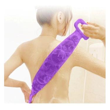 Imagem de Escova De Banho Para Esfoliar Costas Corpo - Mr Vendas, Rosa