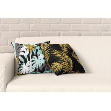 Imagem de Kit 2 Almofadas Com Enchimento Tropical Glitter 2 - Core Decore