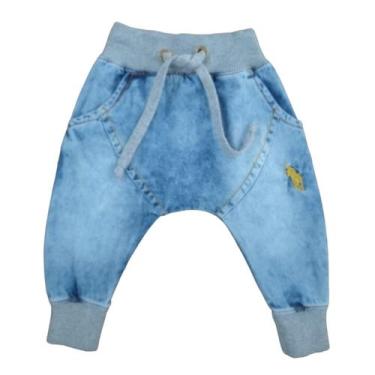 Imagem de Calça Jeans para Bebê com Bolsos e Bordado - Patrulha Street, Jeans, G