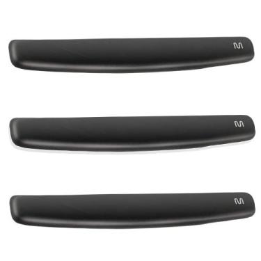 Imagem de KIT  3 Apoios De Pulso Multilaser Teclado Em Gel Preto Ac033