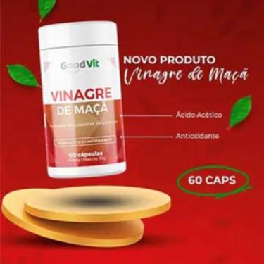 Imagem de Vinagre de maçã em cápsulas 1000mg c/60