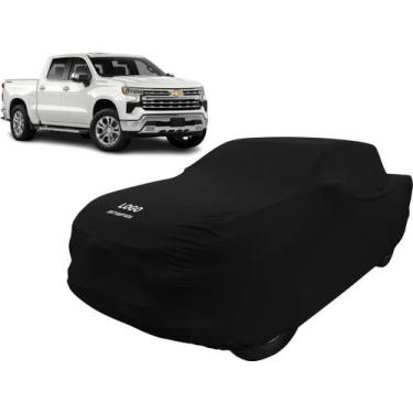 Imagem de Capa Para Camionete Chevrolet Silverado Postagem Imediata - Mz, Preta