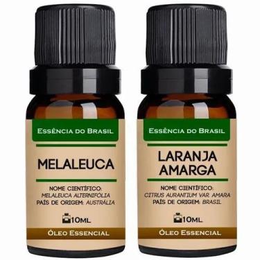 Imagem de Kit 2 Óleos Essenciais 10ml - Melaleuca + Laranja Amarga - Essência do