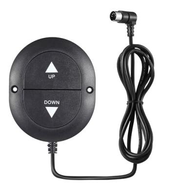 Imagem de AWINLI 90° cotovelo oval 2 botões 5 pinos interruptor reclinável elétrico cadeira elevatória controle remoto para limoss, Okin, Ashley, Catnapper Lounger Controller