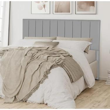 Imagem de Cabeceira de Cama box com pé (Casal 1,40) - Vários Modelos e Cores (Cinza, Ibiza)