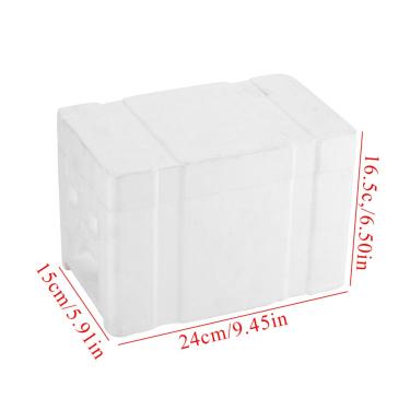 Imagem de Caixa de Polinização de Abelhas - Ferramenta Branca Lavada Fácil de Usar para Apicultura de Jardim