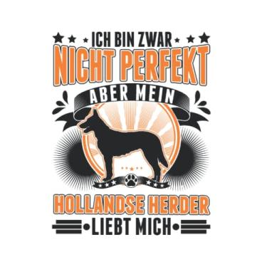 Imagem de Hollandse Herder Notizbuch: Hollandse Herder Herdershond / 6x9 Zoll / 120 karierte Seiten Seiten