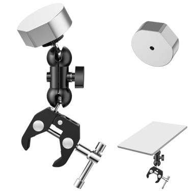 Imagem de Sounir Mini suporte Starlink para trailer/iate/trailer/guarda-corpos/teto de escada, braçadeira ajustável de 360° Starlink mini acessórios compatíveis com adaptador de tubo original
