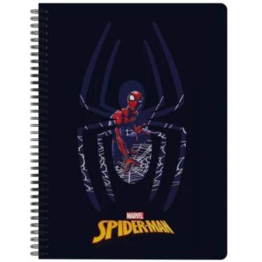 Imagem de Caderno Homem Aranha Tam Grande Arame 80 Folhas Escolar