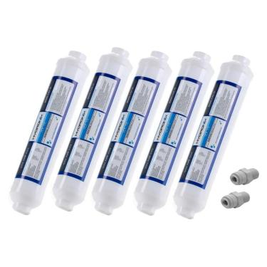 Imagem de Kit 5 Filtro De Água Externo Geladeira Side By Side Hydronix