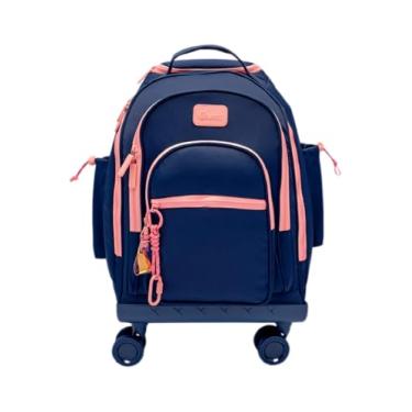 Imagem de PUKET - Mochila Escolar Puket Com Rodinhas 360 Graus Azul Marinho