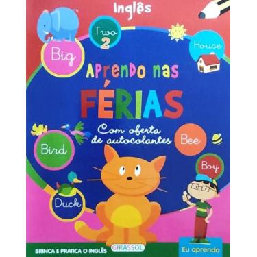 Imagem de Aprendo nas férias - inglês - GIRASSOL IMPORTADOS, 3