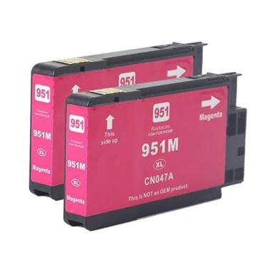 Imagem de Esiwerjob Cartucho de tinta de substituição 951XL para 951 XL Magenta para OfficeJet Pro 251dw 276dw 8100 8610 8620 8630 Series (pacote com 2)