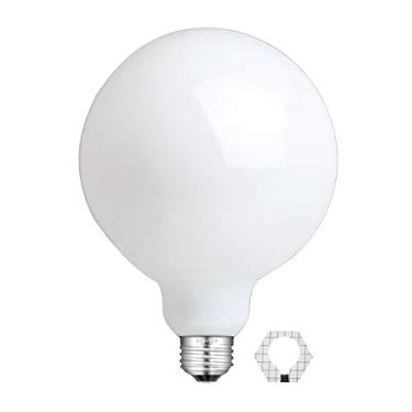 Imagem de OMAYKEY Lâmpada Led Globo Grande Regulável De 15 W, Equivalente A 100 W, 1000 Lúmens, Luz Do Dia Branca De 4000 K, Base Média E26, Lâmpada De Filamento Led Estilo Edison G125 Grande Vintage, Versão